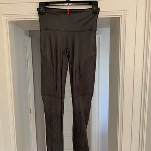 Small faux moto gray SPANX